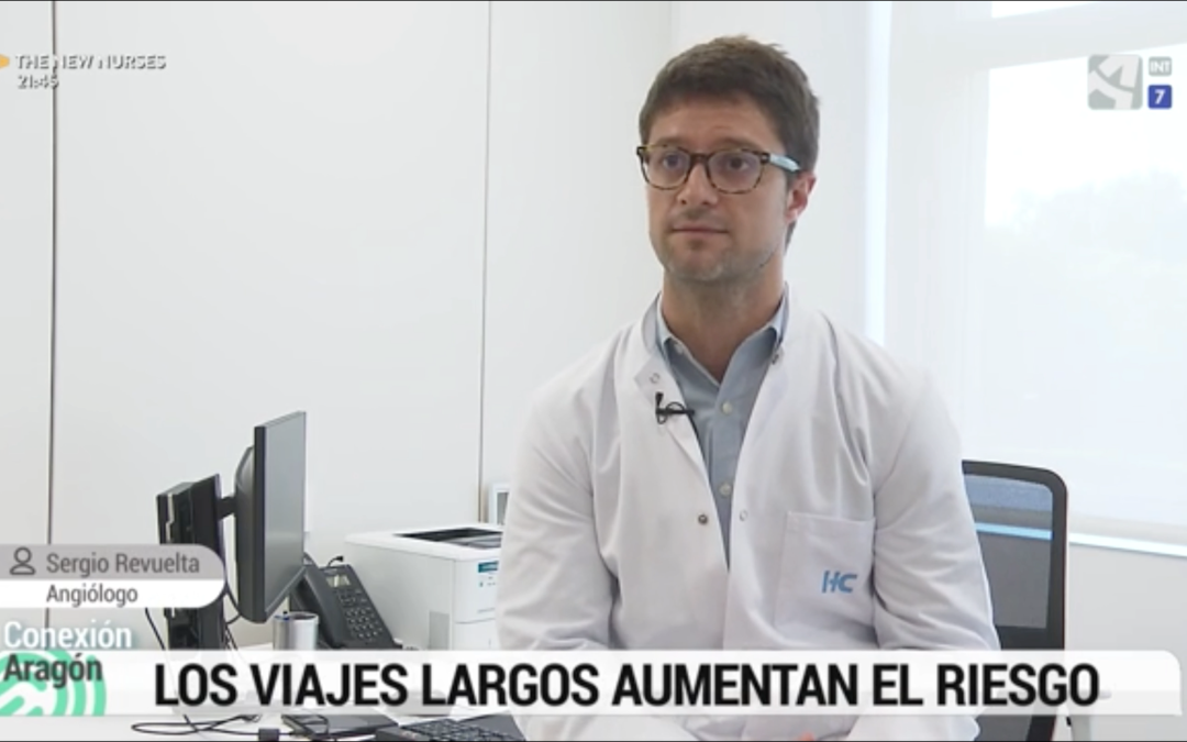 Hablamos con Conexión Aragón sobre la trombosis del viajero